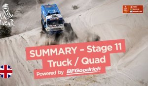 Summary - Truck/Quad - Stage 11 (Belén / Fiambalá / Chilecito) - Dakar 2018