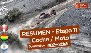 Resumen - Coche/Moto - Etapa 11 (Belén / Fiambalá / Chilecito) - Dakar 2018