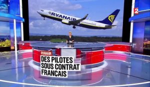 Ryanair : des pilotes sous contrat français
