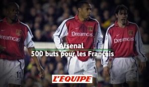 Foot - ANG - Arsenal : Les Français atteignent la barre des 500 buts !