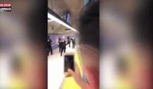 Canada : 4 policiers essayent d'interpeller un homme très costaud (Vidéo)