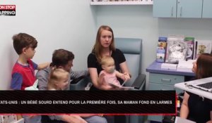 États-Unis : Un bébé sourd entend pour la première fois, sa mère fond en larmes (Vidéo)