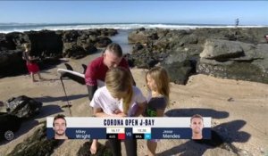 Adrénaline - Surf : Les meilleurs moments de la série de J. Mendes vs. M. Wright (Corona Open J-Bay, round 2)