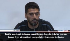 Quarts - Suárez : ''Neymar sera toujours critiqué''