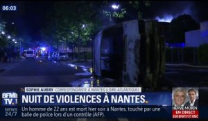 Nuit d’émeutes à Nantes après la mort d’un homme lors d’un contrôle de police