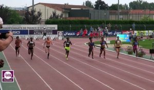 Albi 2017 : Finale 100 m Nationaux F (Jennifer Galais en 11''55)