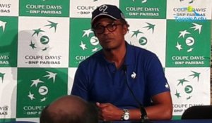 Coupe Davis 2018 #FRANED - Yannick Noah : "Il faut serrer les miches mais ça  va aller"