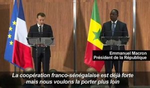 Macron annonce la création d'une université franco-sénégalaise