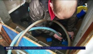 Inondations : des dizaines de foyers évacués à Cléon