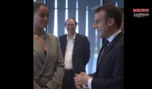 Emmanuel Macron retrouve Rihanna au Sénégal (vidéo)