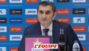 Foot - ESP - Barça : Valverde «Beaucoup de valeur dans ce match nul»