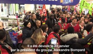 Carrefour: rassemblement contre le plan de transformation
