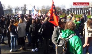 Brest. 150 manifestants contre la réforme des lycées
