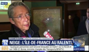 Neige: “Évitez de prendre votre voiture” demande Élisabeth Borne, ministre chargée des Transports