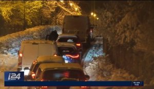 La France est paralysée par la neige
