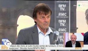 Nicolas Hulot face aux rumeurs de harcèlement - C à Vous - 08/02/2018