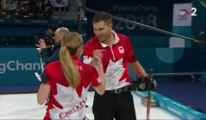 JO 2018 : Curling - Victoire du Canada face à la Suisse