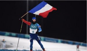 JO 2018 : Biathlon - Martin Fourcade s'adjuge le titre olympique de la poursuite