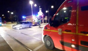 Besançon : deux voitures accidentées, les tramways immobilisés