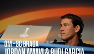 Replay | La conf' de Rudi Garcia et Jordan Amavi avant OM - Braga