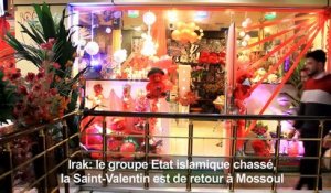 Irak: l'EI chassé, la Saint Valentin de retour à Mossoul