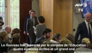 Réforme du bac: conférence de presse de Jean-Michel Blanquer