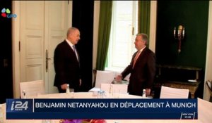 Benyamin Netanyahou en déplacement à Munich