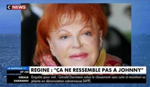 Régine: "Je suis étonné que Johnny puisse faire une chose pareille. Ce n'est pas naturel de sa part, ça ne lui ressemble