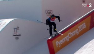 JO 2018 :ski acrobatique - Slopestyle hommes. Le Suédois Oscar Wester termine premier du Slopestyle