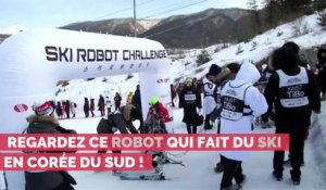 Regardez ce robot qui fait du ski en Corée du Sud !