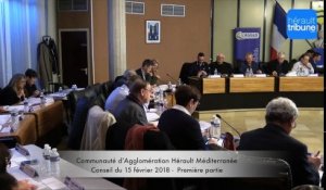 Conseil Communautaire du 15 février : Communauté d’Agglomération Hérault Méditerranée