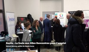 Bastia : La foule aux 20es Rencontres pour l'Emploi