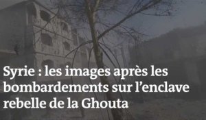 Syrie : les images après les bombardements sur l’enclave rebelle de la Ghouta