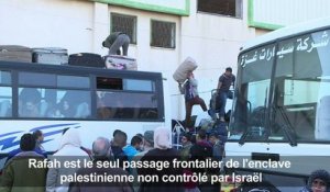 Gaza: réouverture du point de passage vers l'Egypte pour 4 jours