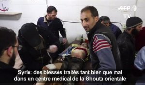 Dans la Ghouta bombardée, des blessés traités tant bien que mal