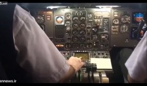 Eclatement d'un oiseau sur un avion en plein atterrissage !