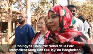 Rohingyas: des Prix Nobel de la Paix interpellent Suu Kyi