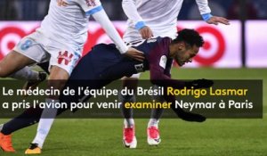 Blessure de Neymar, le médecin de la Seleção à Paris
