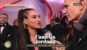 Camélia Jordana "C'est très émouvant cette reconnaissance du milieu" - César 2018
