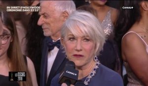 Helen Mirren sur le Tapis rouge - Oscars 2018