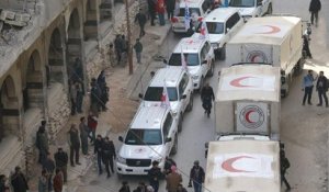 Premier convoi humanitaire dans le fief rebelle de la Ghouta