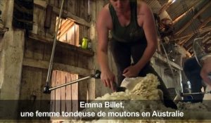 Journée internationale des femmes: portrait tondeuse de moutons