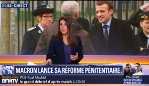 Macron lance sa réforme pénitentiaire