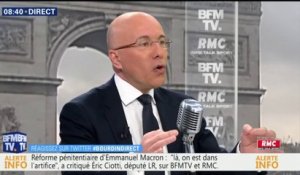 Réforme pénitentiaire: pour Ciotti, "Macron se trompe (…) Il fait du Taubira"
