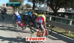 La chute de Bevin en vidéo - Cyclisme - Tirreno Adriatico