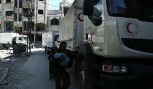 Syrie: un convoi humanitaire est entré dans la Ghouta