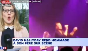 Johnny Hallyday : David Hallyday lui rend hommage lors de son concert (vidéo)