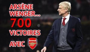 Arsène Wenger - 700 victoires avec Arsenal