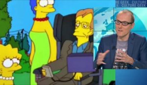 Simpson, The Big bang theory... Stephen Hawking était aussi une icone geek