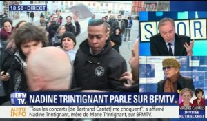 Bertrand Cantat: "Qu'il monte sur scène et qu'il soit applaudi, c'est un scandale", Nadine Trintignant